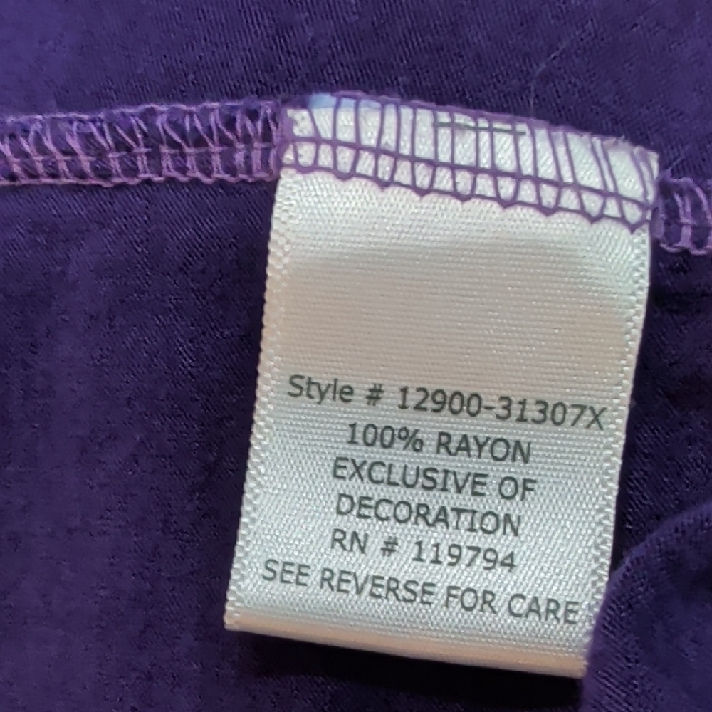 Unity World Wear Lavender to Purple Ombre Blouse - Picture 7 of 7
